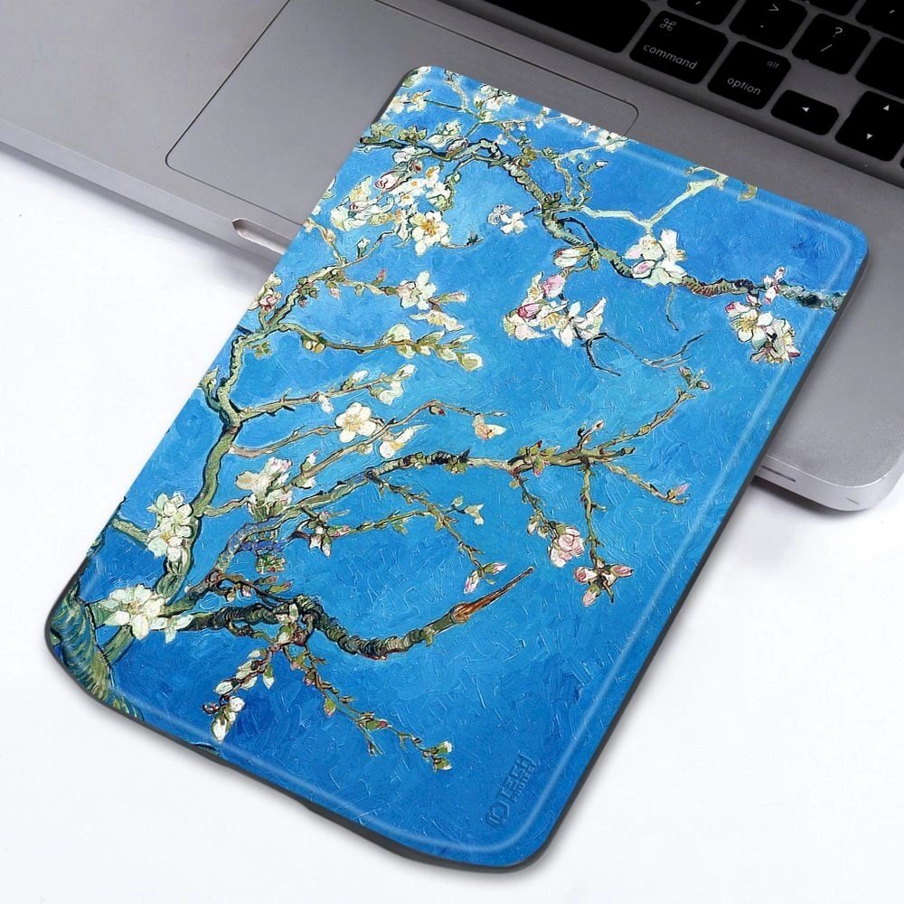 Tech-Protect SmartCase Dėklas PocketBook Verse / Verse Pro - bluesakura flowers 5 Tech-Protect SmartCase Dėklas PocketBook Verse / Verse Pro - bluesakura flowers 5