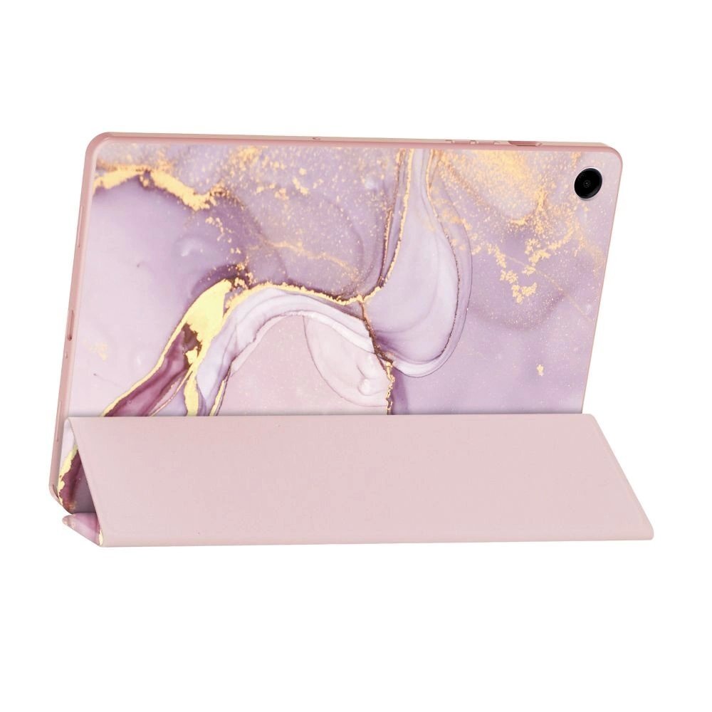 Tech-Protect SmartCase Dėklas Samsung Galaxy Tab A9+ 11 X210 / X215 / X216 - Rožinis marble 3 Tech-Protect SmartCase Dėklas Samsung Galaxy Tab A9+ 11 X210 / X215 / X216 - Rožinis marble 3