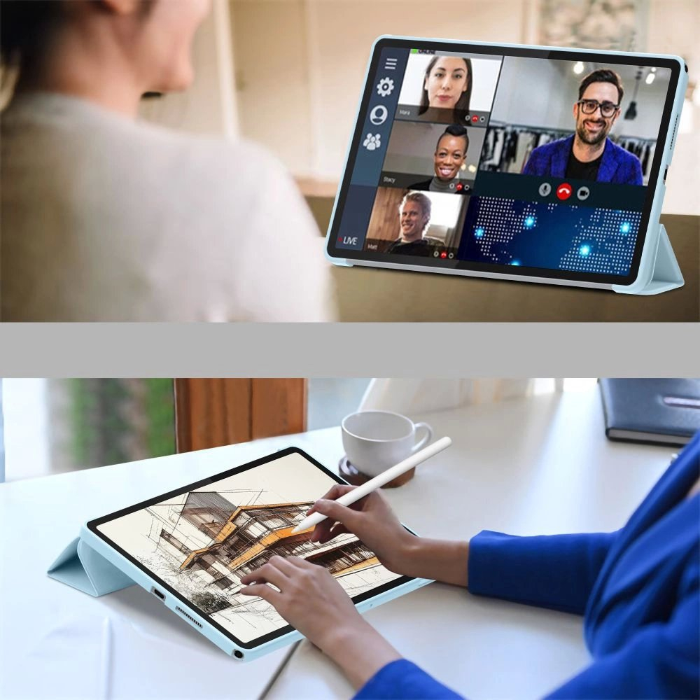 Lenovo Tab 10.1 TB-311 – Tech-Protect SmartCase dėklas - Mėlynas 6 Lenovo Tab 10.1 TB-311 – Tech-Protect SmartCase dėklas - Mėlynas 6