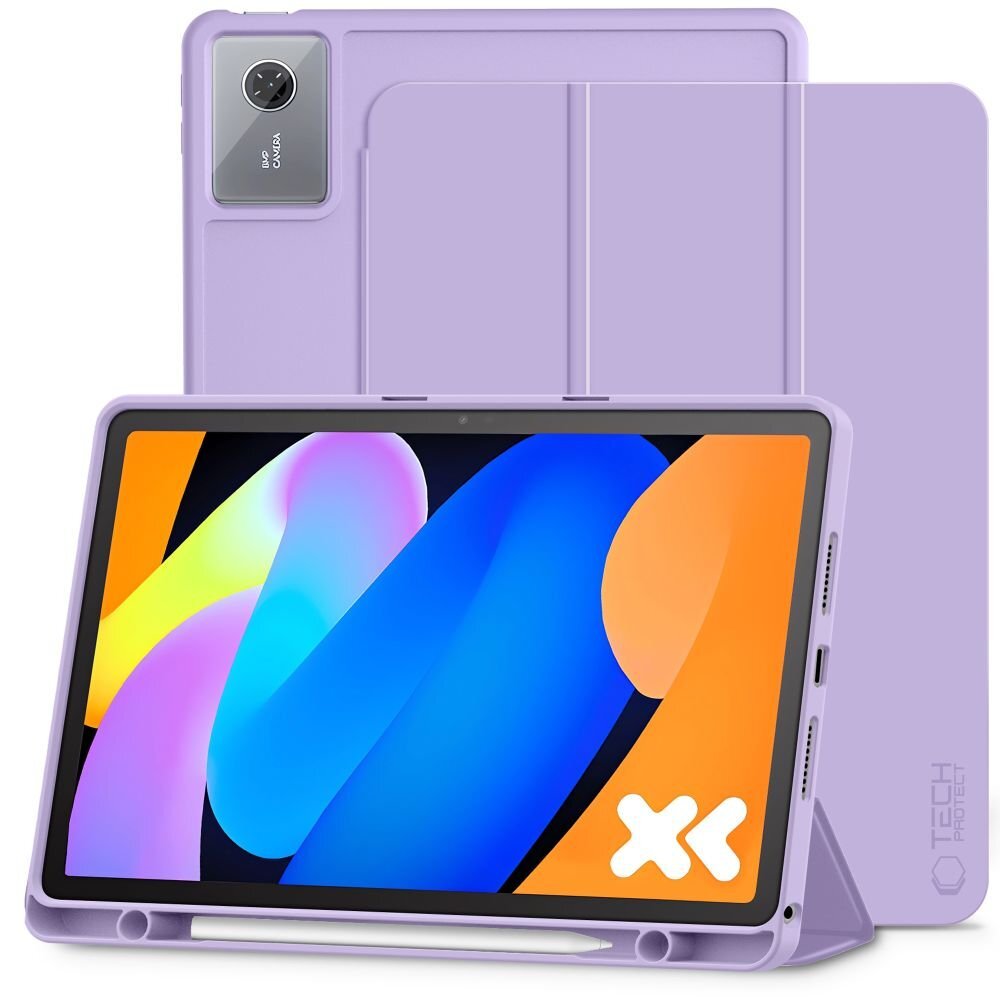 Lenovo Idea Tab 11.0 TB-336 dėklas Tech-Protect SmartCase Pen – violetinis Lenovo Idea Tab 11.0 TB-336 dėklas Tech-Protect SmartCase Pen – violetinis