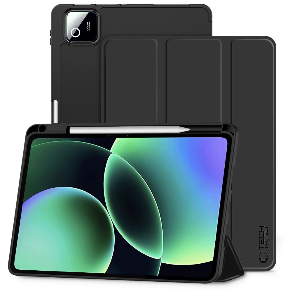 Xiaomi Pad 7 / 7 Pro / 8 / 8 Pro 11.2 Tech-Protect SmartCase Pen dėklas – juodas Xiaomi Pad 7 / 7 Pro / 8 / 8 Pro 11.2 Tech-Protect SmartCase Pen dėklas – juodas