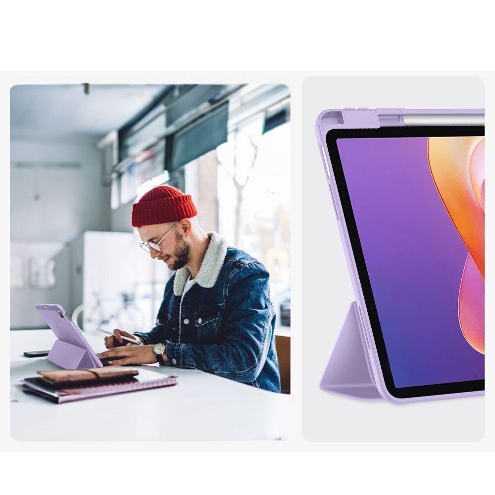 Xiaomi Redmi Pad 2 11.0 Tech-Protect SmartCase Pen dėklas – violetinis 8