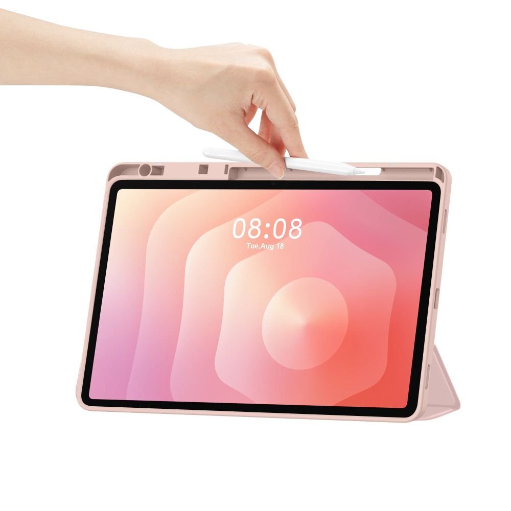 Samsung Galaxy Tab S11 11.0 X730 / X736 Tech-Protect SmartCase Pen dėklas – rožinis 6 Samsung Galaxy Tab S11 11.0 X730 / X736 Tech-Protect SmartCase Pen dėklas – rožinis 6