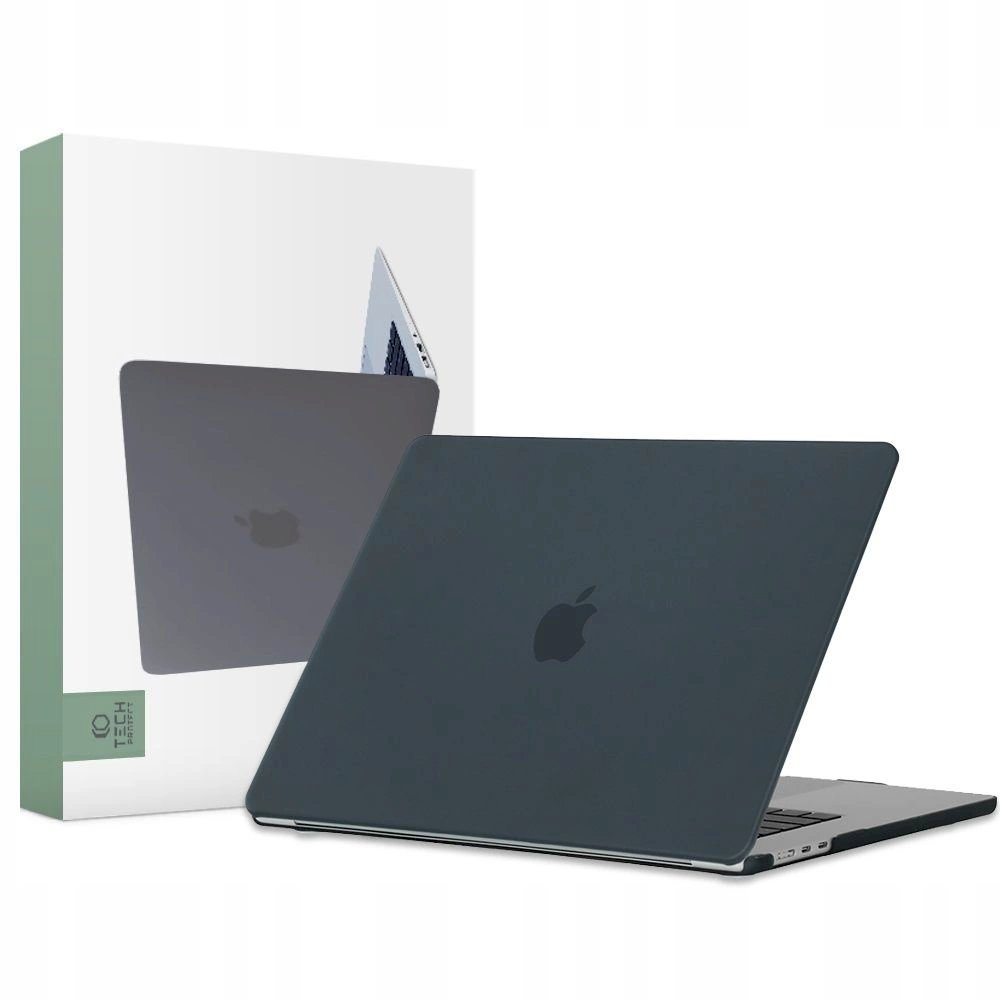 Tech-Protect SmartShell Dėklas MacBook Air 15 M2 / M3 / 2023-2024 - matte Juodas Tech-Protect SmartShell Dėklas MacBook Air 15 M2 / M3 / 2023-2024 - matte Juodas