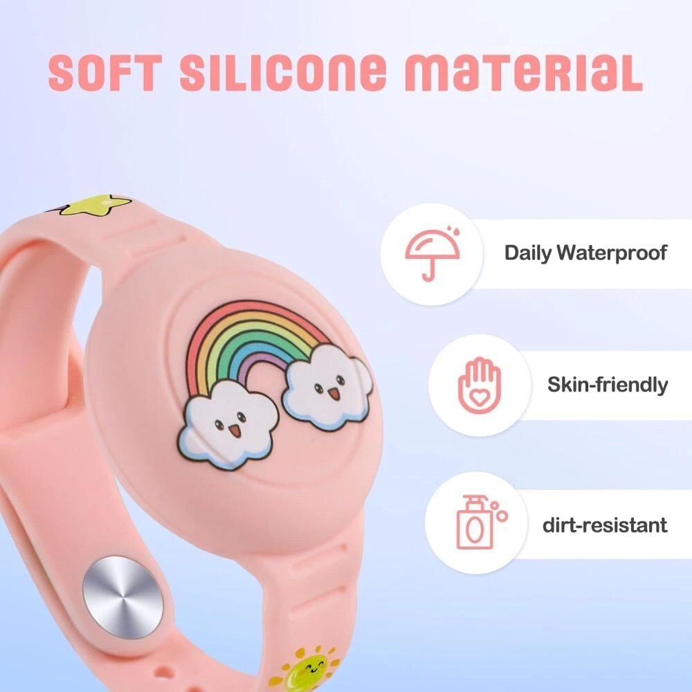 Apple AirTag 1/2 vaikams skirtas 2 dėklų rinkinys Tech-Protect Smooth – daugiaspalvis 4 Apple AirTag 1/2 vaikams skirtas 2 dėklų rinkinys Tech-Protect Smooth – daugiaspalvis 4