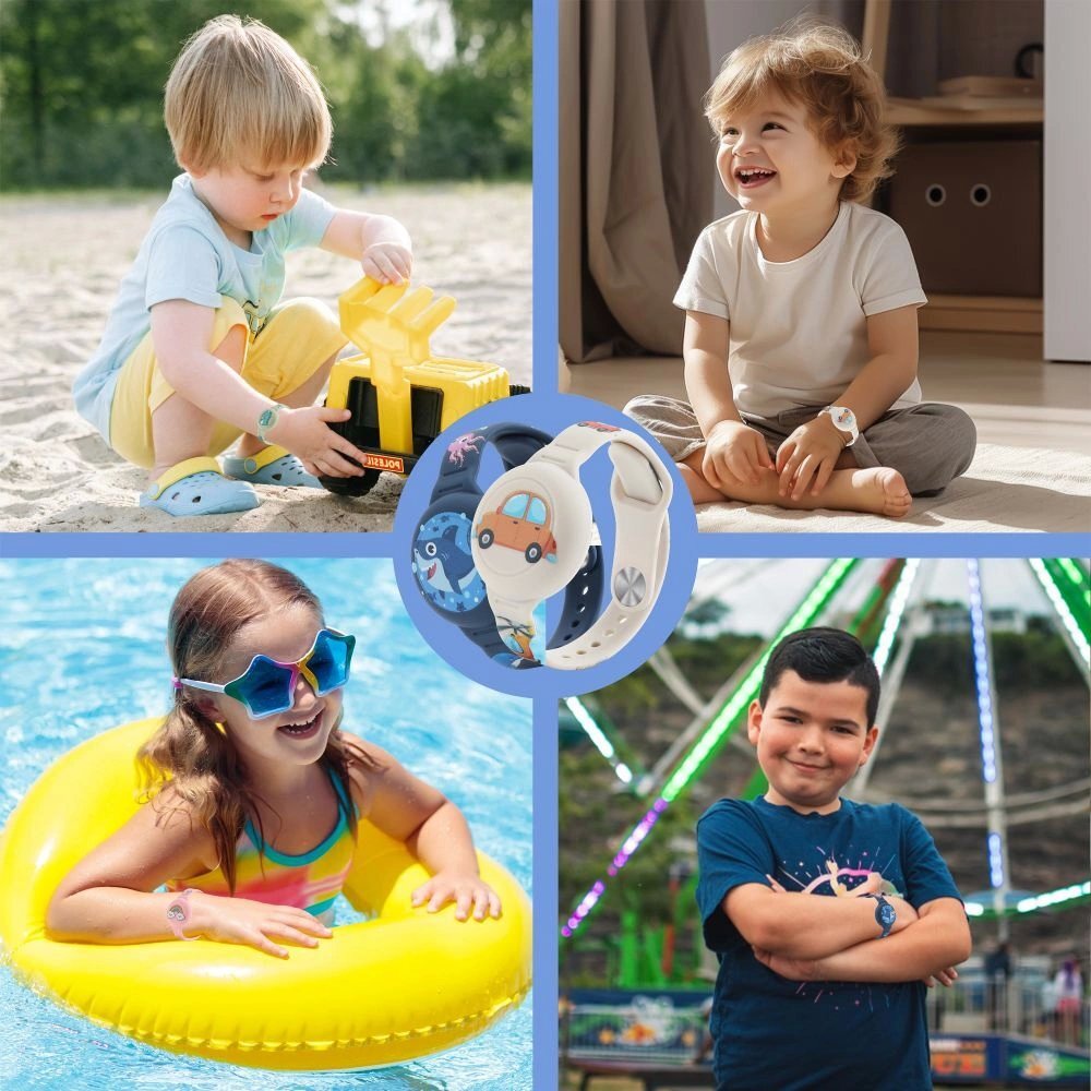 Apple AirTag 1/2 vaikams skirtas 2 dėklų rinkinys Tech-Protect Smooth – daugiaspalvis 7 Apple AirTag 1/2 vaikams skirtas 2 dėklų rinkinys Tech-Protect Smooth – daugiaspalvis 7