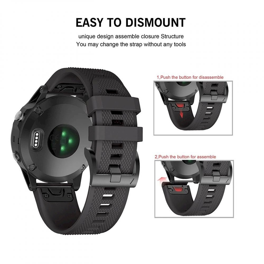 Tech-Protect Smooth Dėklas Garmin Fenix 5 / 6 / 6 Pro / 7 - Juodas 2 Tech-Protect Smooth Dėklas Garmin Fenix 5 / 6 / 6 Pro / 7 - Juodas 2