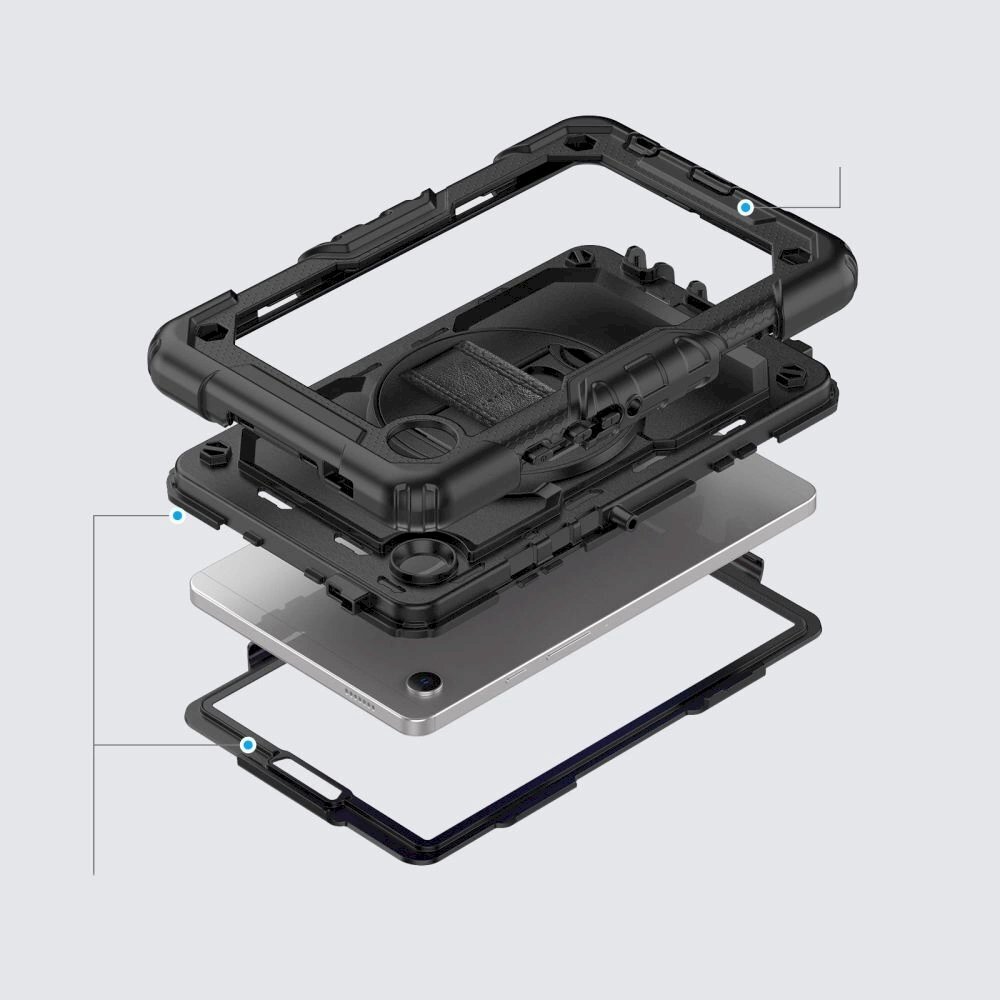 Tech-Protect Solid360 Dėklas Samsung Galaxy Tab A9+ 11.0 X210 / X215 / X216 - Juodas 6 Tech-Protect Solid360 Dėklas Samsung Galaxy Tab A9+ 11.0 X210 / X215 / X216 - Juodas 6