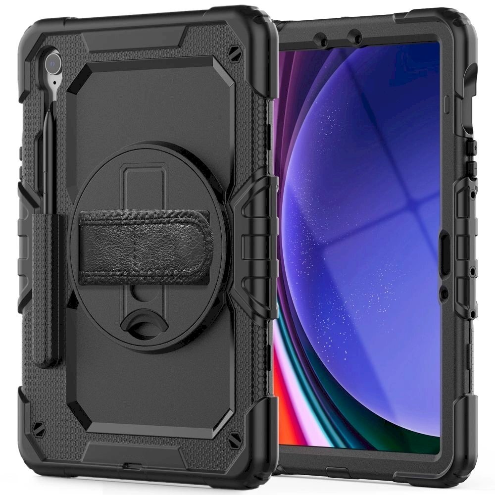 Tech-Protect Solid360 Dėklas Samsung Galaxy Tab S9 FE 10.9 X510 / X516B - Juodas 1 Tech-Protect Solid360 Dėklas Samsung Galaxy Tab S9 FE 10.9 X510 / X516B - Juodas 1