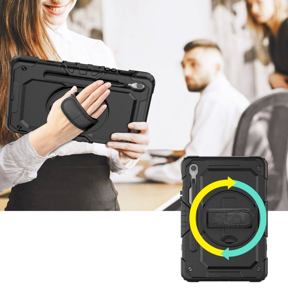 Tech-Protect Solid360 Dėklas Samsung Galaxy Tab S9 FE 10.9 X510 / X516B - Juodas 2 Tech-Protect Solid360 Dėklas Samsung Galaxy Tab S9 FE 10.9 X510 / X516B - Juodas 2