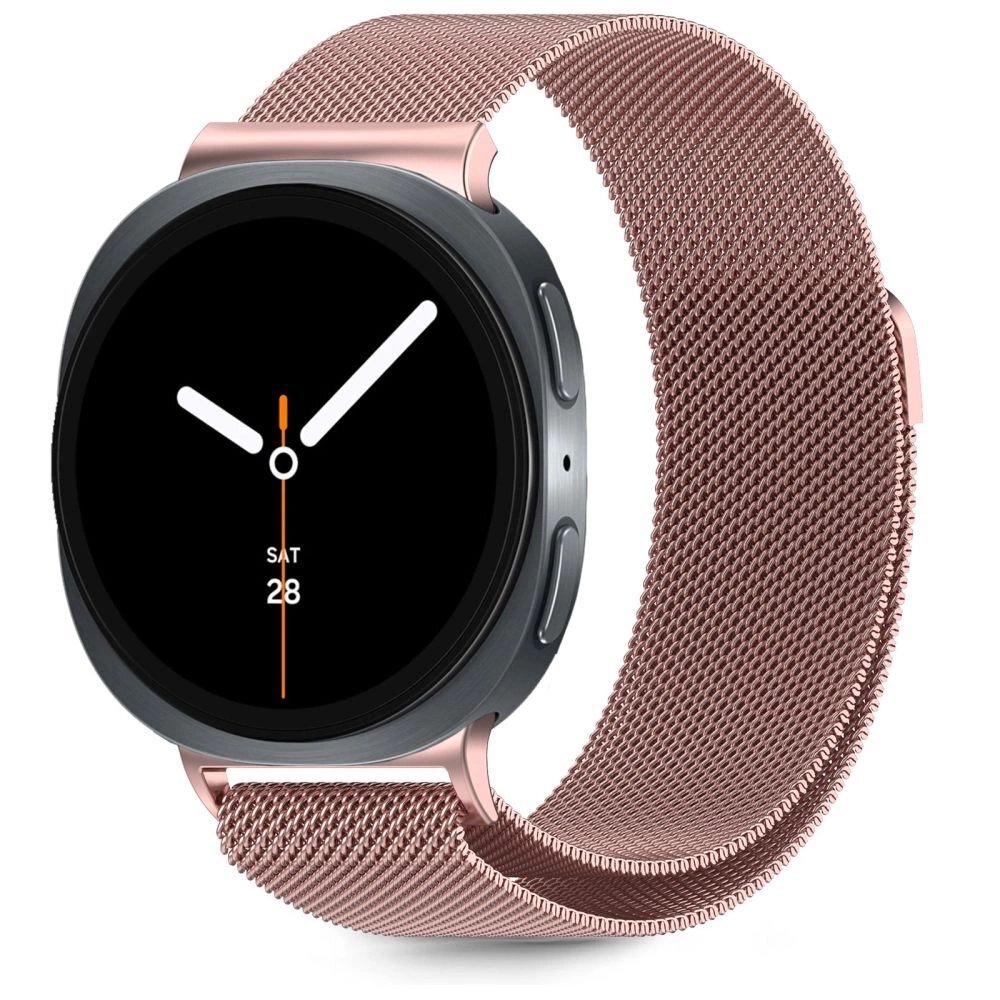 Samsung Galaxy Watch 40/44/46 mm Tech-Protect Stainless Steel plieninis dirželis – rožinis Samsung Galaxy Watch 40/44/46 mm Tech-Protect Stainless Steel plieninis dirželis – rožinis