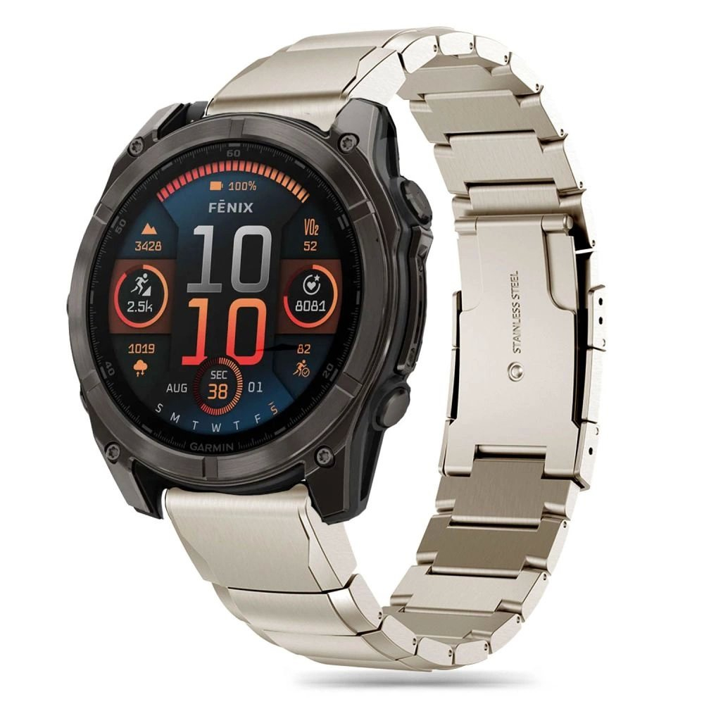 Garmin Fenix 5X / 5X PLUS / 6X / 6X PRO / 7X / 8 (51 mm) Tech-Protect SteelBand apyrankė – titano spalvos Garmin Fenix 5X / 5X PLUS / 6X / 6X PRO / 7X / 8 (51 mm) Tech-Protect SteelBand apyrankė – titano spalvos