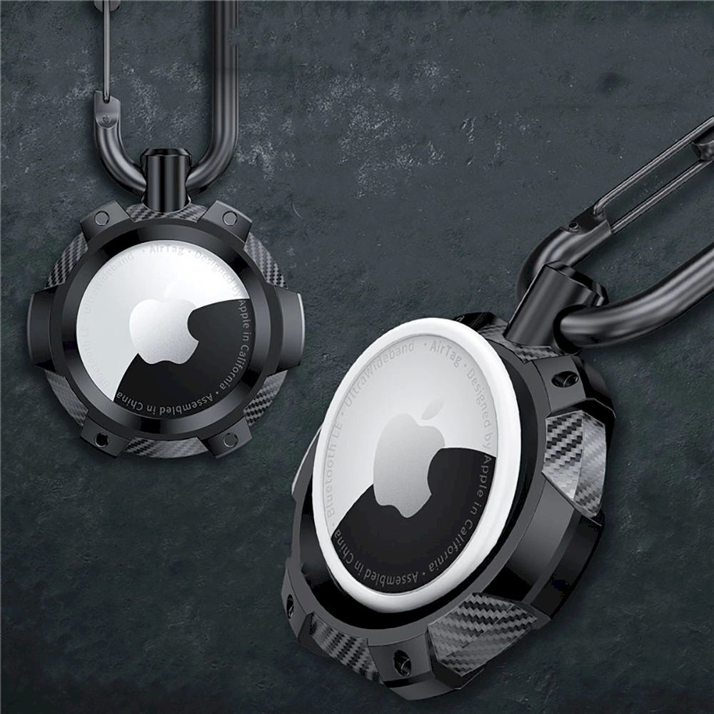 Tech-Protect TPUCarbon Dėklas Apple AirTag - Juodas 8 Tech-Protect TPUCarbon Dėklas Apple AirTag - Juodas 8