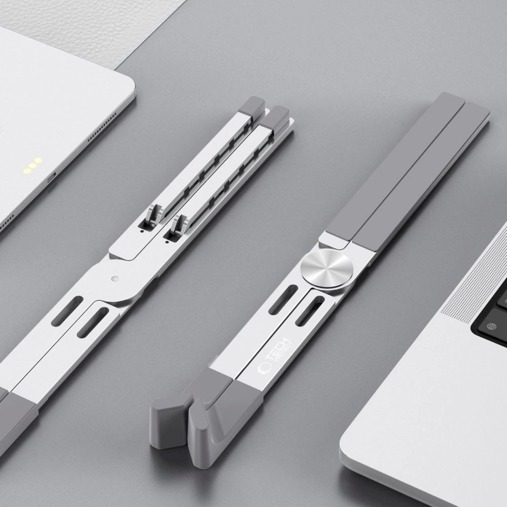 Tech-Protect ULS300 Nešiojamo kompiuterio stovas – sidabrinis 4 Tech-Protect ULS300 Nešiojamo kompiuterio stovas – sidabrinis 4