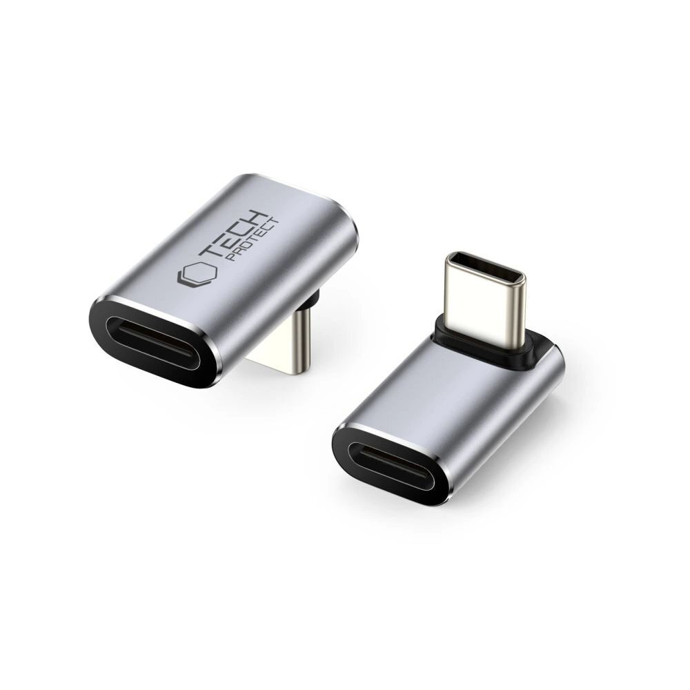 USB-C kampinis adapteris Tech-Protect UltraBoost AA02 – pilkas USB-C kampinis adapteris Tech-Protect UltraBoost AA02 – pilkas