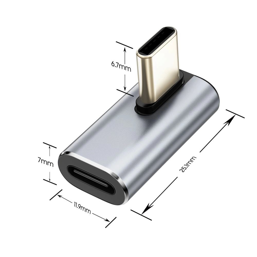 USB-C kampinis adapteris Tech-Protect UltraBoost AA03 – pilkas 1 USB-C kampinis adapteris Tech-Protect UltraBoost AA03 – pilkas 1