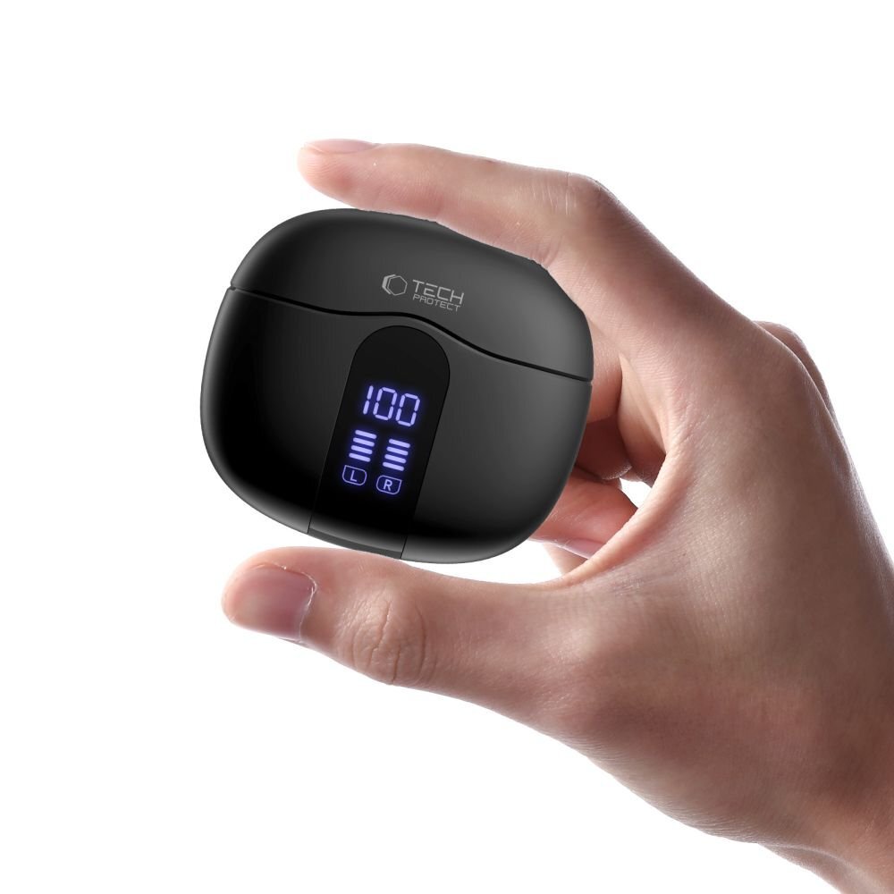 Belaidės ausinės Tech-Protect UltraBoost TWS Core G2 – juodos 3