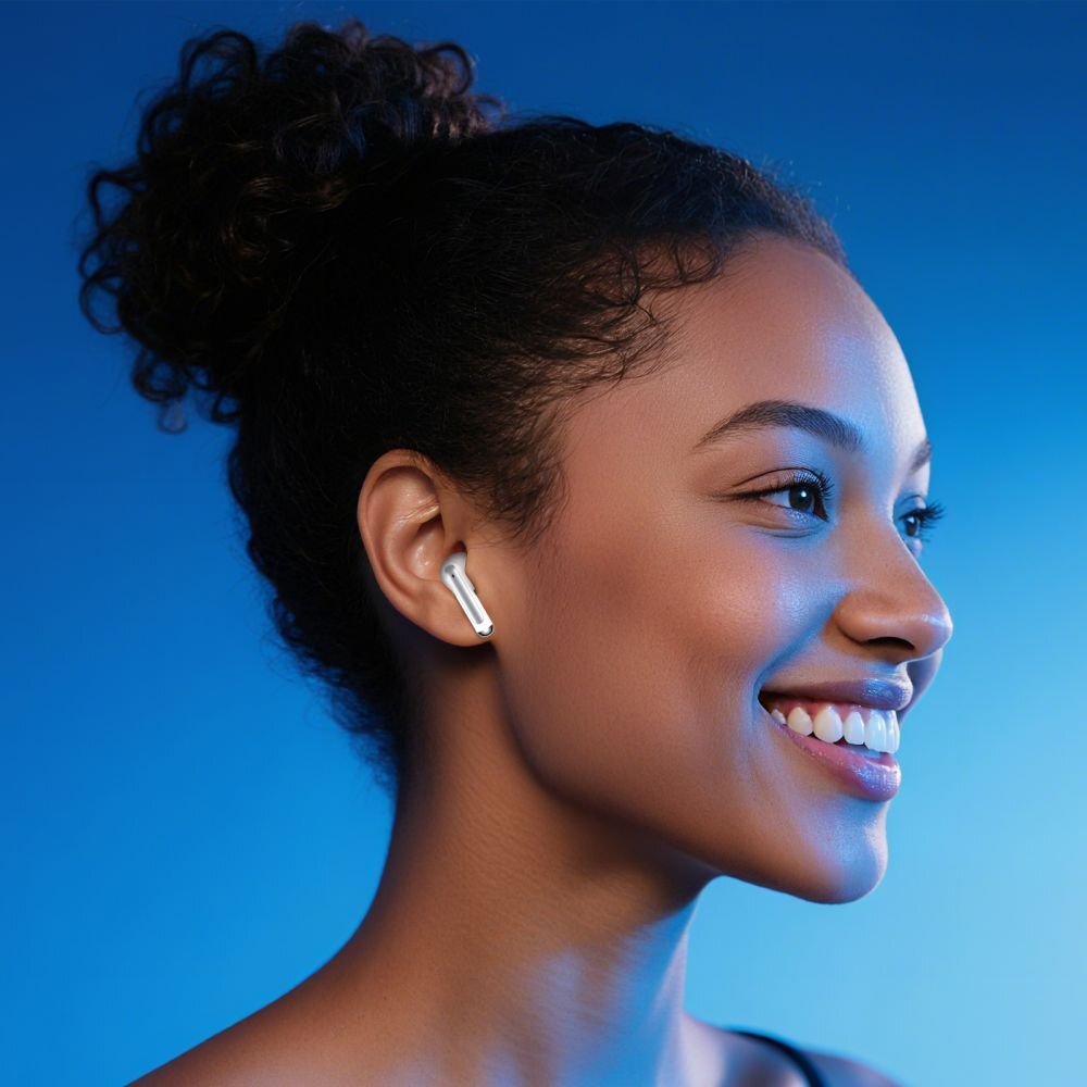 Belaidės ausinės Tech-Protect UltraBoost TWS Core G2 – baltos 5 Belaidės ausinės Tech-Protect UltraBoost TWS Core G2 – baltos 5