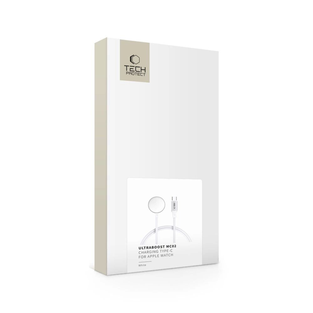 Įkroviklis Tech-Protect UltraBoost USB-C indukcinis Apple Watch 1 m – baltas 4 Įkroviklis Tech-Protect UltraBoost USB-C indukcinis Apple Watch 1 m – baltas 4