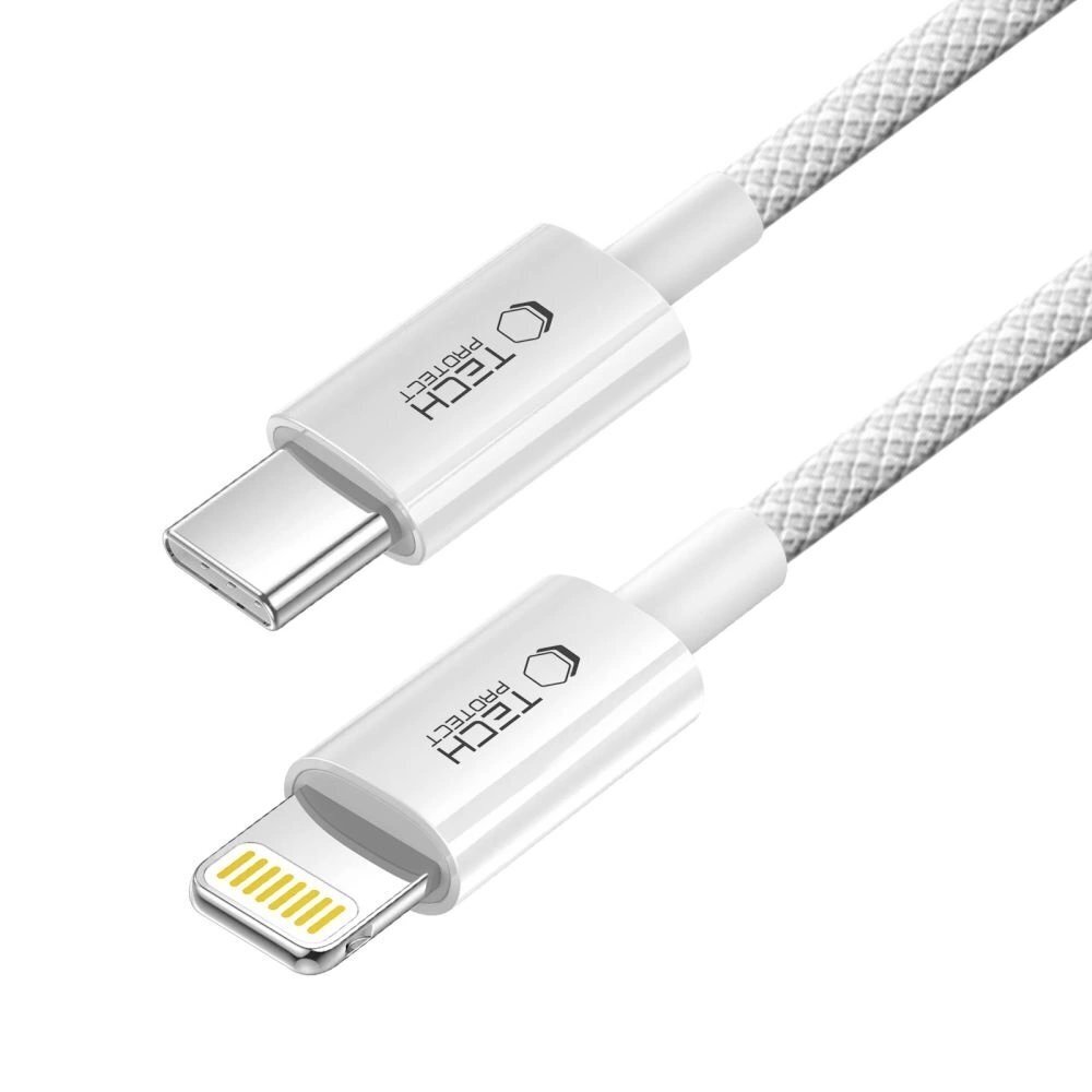 Krovimo laidas Tech-Protect UltraBoost USB-C / Lightning PD27W / 3A 200 cm – pilkas 1 Krovimo laidas Tech-Protect UltraBoost USB-C / Lightning PD27W / 3A 200 cm – pilkas 1