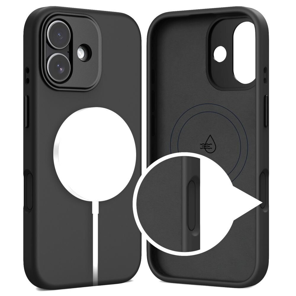 iPhone 17 Tech-Protect Uniq MagSafe dėklas – juodas 1 iPhone 17 Tech-Protect Uniq MagSafe dėklas – juodas 1