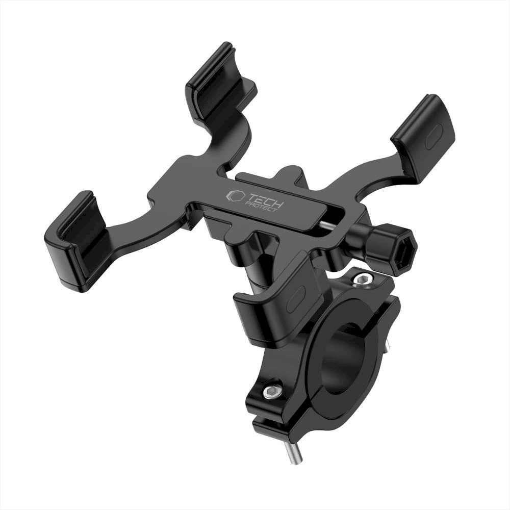 Tech-Protect V3 bicycle Telfono laikiklis the handlebar - Juodas 1 Tech-Protect V3 bicycle Telfono laikiklis the handlebar - Juodas 1