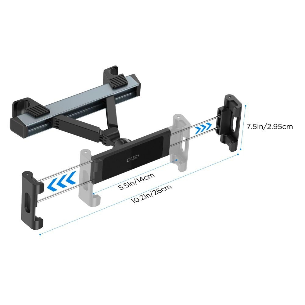 Tech-Protect V3 Automobilio galvos atramos laikiklis – juodas 5 Tech-Protect V3 Automobilio galvos atramos laikiklis – juodas 5