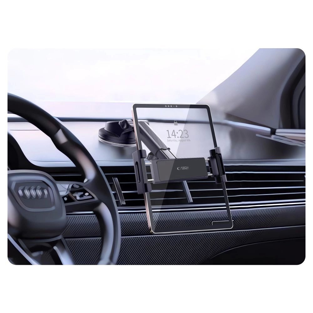 Planšetės laikiklis Tech-Protect V4 automobilio prietaisų skydeliui – juodas 3