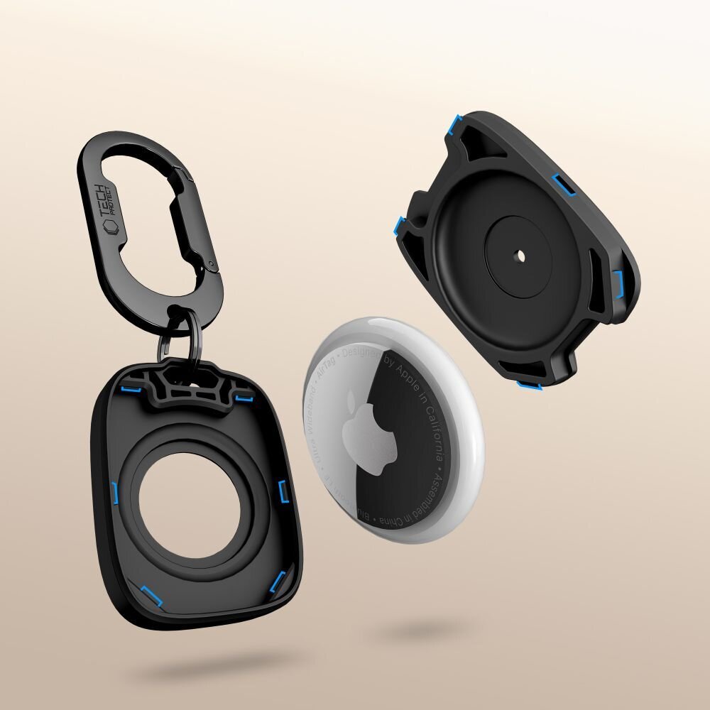 Apple AirTag 1 / 2 Tech-Protect Velar dėklas – juodas 2