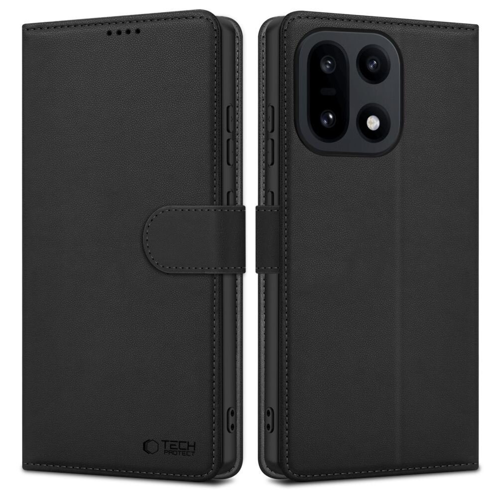 OnePlus 15 Tech-Protect Wallet dėklas – juodas OnePlus 15 Tech-Protect Wallet dėklas – juodas