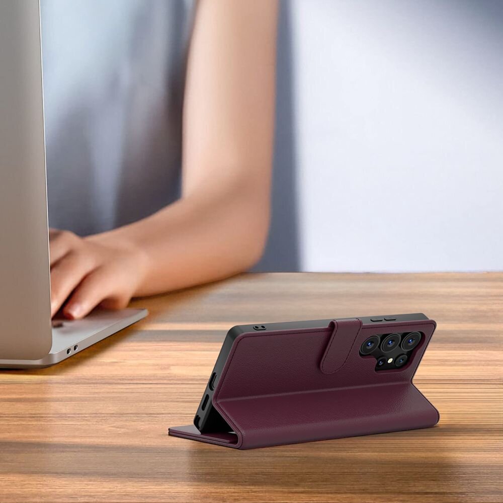 Samsung Galaxy A36 / A56 / A37 5G Tech-Protect Wallet dėklas – bordo 7 Samsung Galaxy A36 / A56 / A37 5G Tech-Protect Wallet dėklas – bordo 7