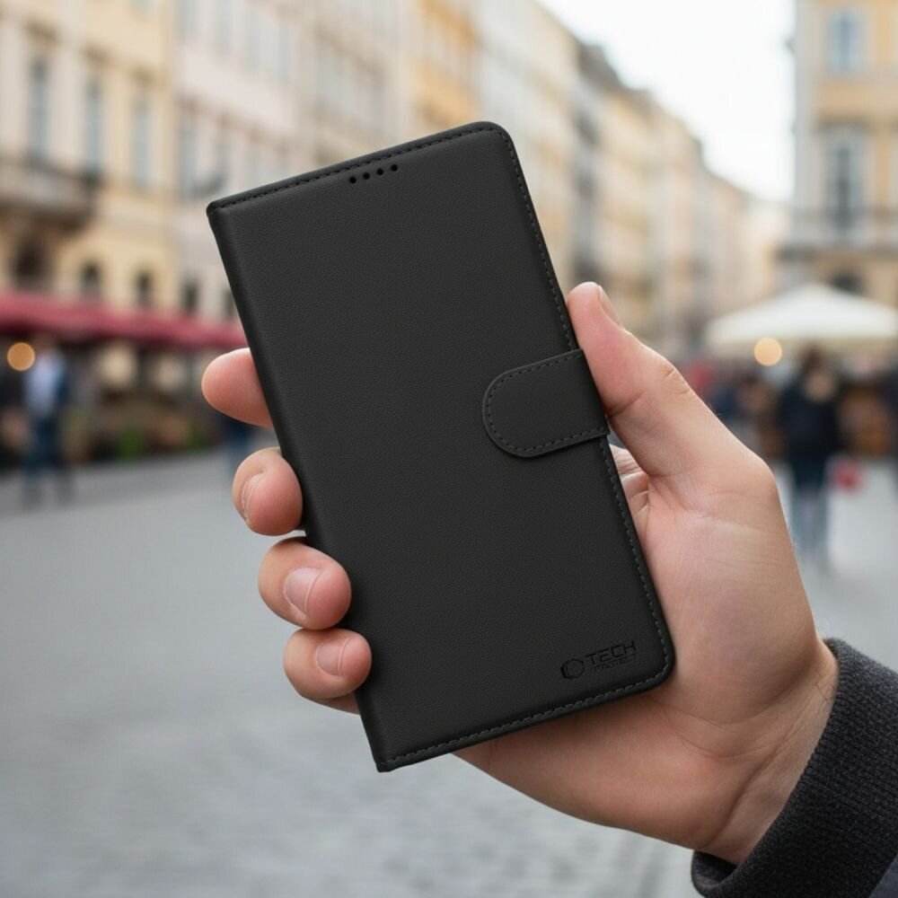 Samsung Galaxy A57 5G Tech-Protect Wallet dėklas – juodas 4