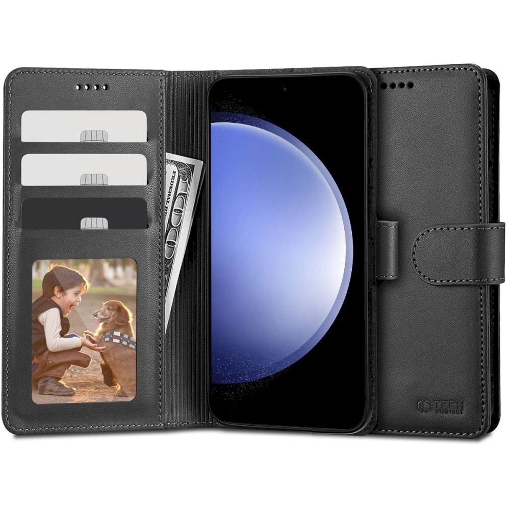 Tech-Protect Wallet Dėklas Samsung Galaxy S23 FE - Juodas Tech-Protect Wallet Dėklas Samsung Galaxy S23 FE - Juodas