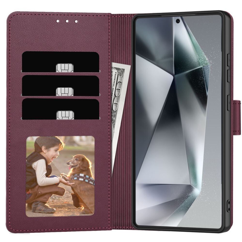 Samsung Galaxy S26 Ultra Tech-Protect Wallet dėklas – bordo 1 Samsung Galaxy S26 Ultra Tech-Protect Wallet dėklas – bordo 1