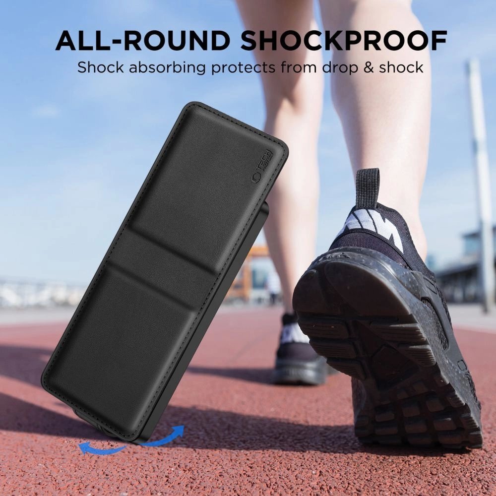 Samsung Galaxy Z Flip 6 / 7 FE dėklas Tech-Protect Wallet – juodas 2 Samsung Galaxy Z Flip 6 / 7 FE dėklas Tech-Protect Wallet – juodas 2