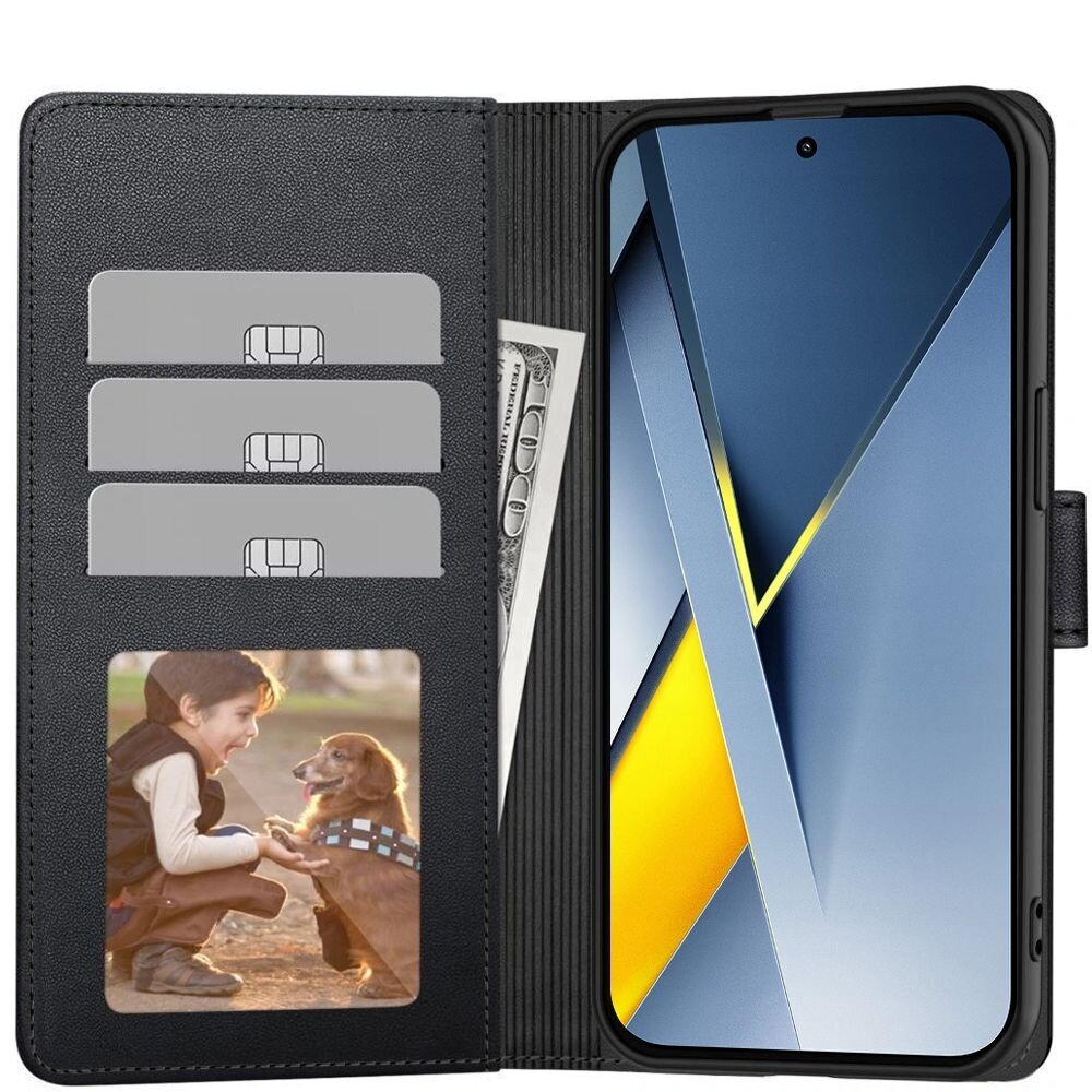 Xiaomi Poco F8 Ultra Tech-Protect Wallet dėklas – juodas 1 Xiaomi Poco F8 Ultra Tech-Protect Wallet dėklas – juodas 1