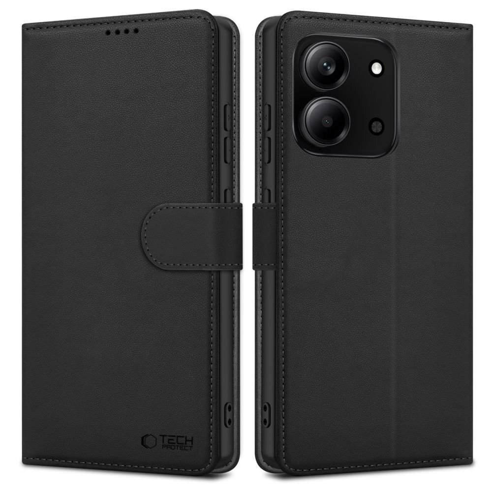Xiaomi Redmi 15C 173 mm / Poco 85C 173 mm Tech-Protect Wallet dėklas – juodas Xiaomi Redmi 15C 173 mm / Poco 85C 173 mm Tech-Protect Wallet dėklas – juodas