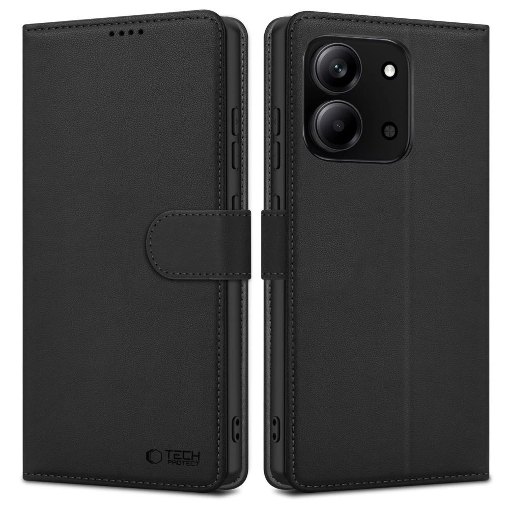 Xiaomi Redmi 15C Tech-Protect Wallet dėklas – juodas Xiaomi Redmi 15C Tech-Protect Wallet dėklas – juodas
