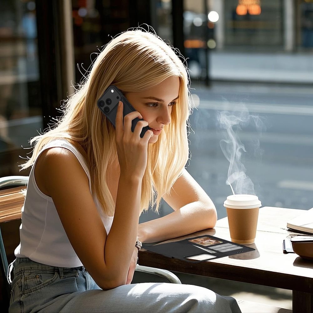 iPhone 17 Pro dėklas Tech-Protect Wallet su MagSafe – matinės juodos spalvos 4 iPhone 17 Pro dėklas Tech-Protect Wallet su MagSafe – matinės juodos spalvos 4