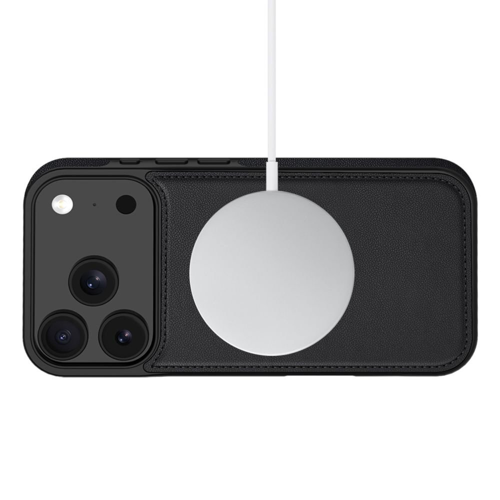 iPhone 17 Pro Max dėklas Tech-Protect Wallet su MagSafe – matinės juodos spalvos 3