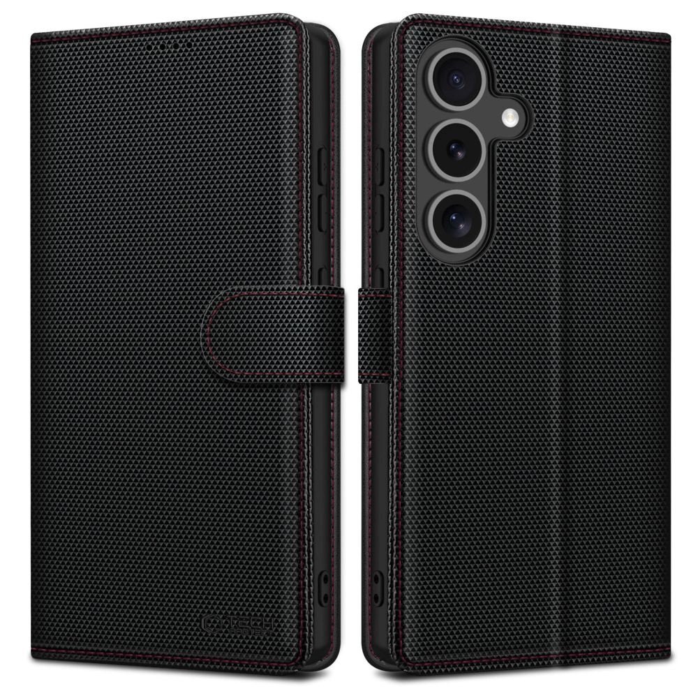 Akcija! Samsung Galaxy S25 – Tech-Protect Wallet RS dėklas - Juodas