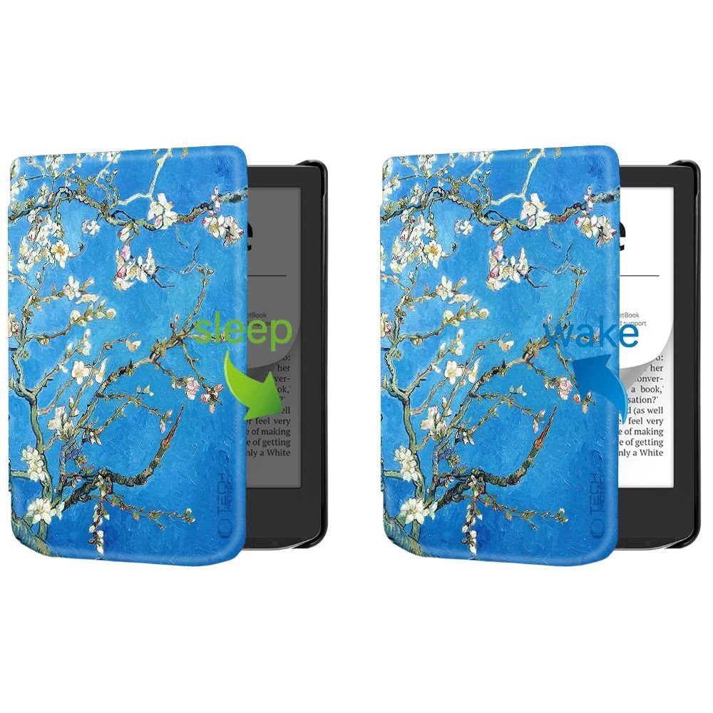 PocketBook Verse / Pro / Lite dėklas TechProtect SmartCase – mėlynas 3
