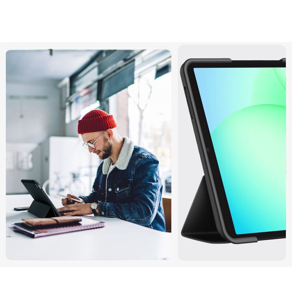 Samsung Galaxy Tab A9+ / A11+ Plus 11.0 X210 / X215 / X216 / X230 / X235 / X236 TechProtect SmartCase dėklas – juodas 6