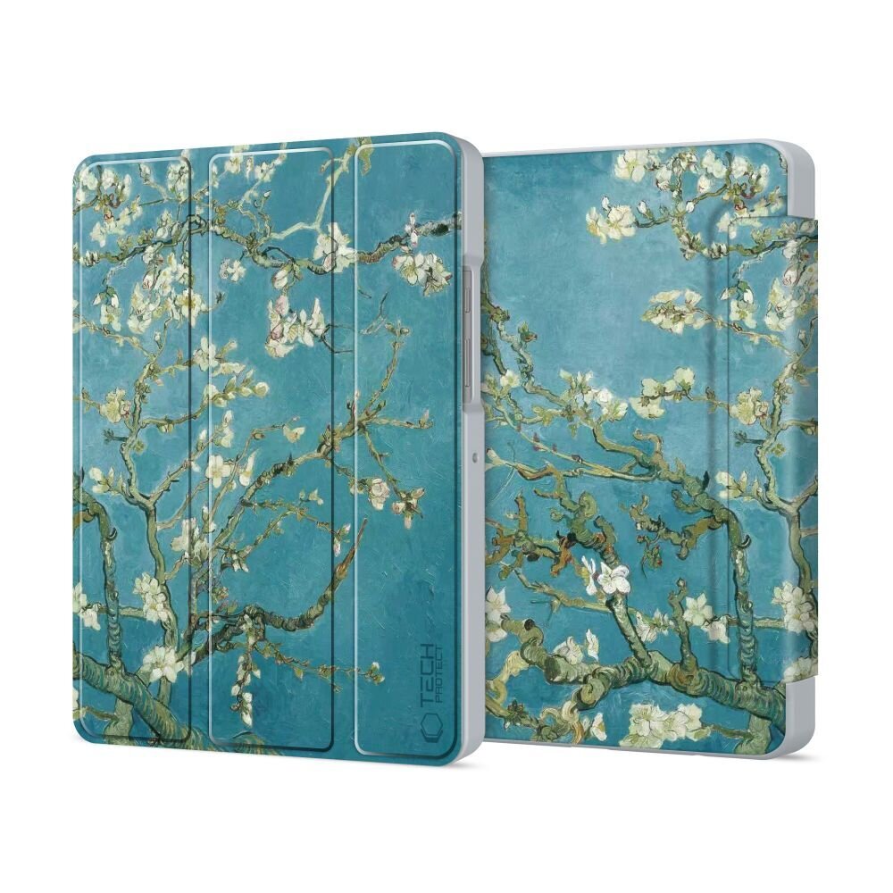 Samsung Galaxy Tab A9+ / A11+ Plus 11.0 (X210 / X215 / X216 / X230 / X235 / X236) TechProtect SmartCase dėklas – mėlynas / baltas 1