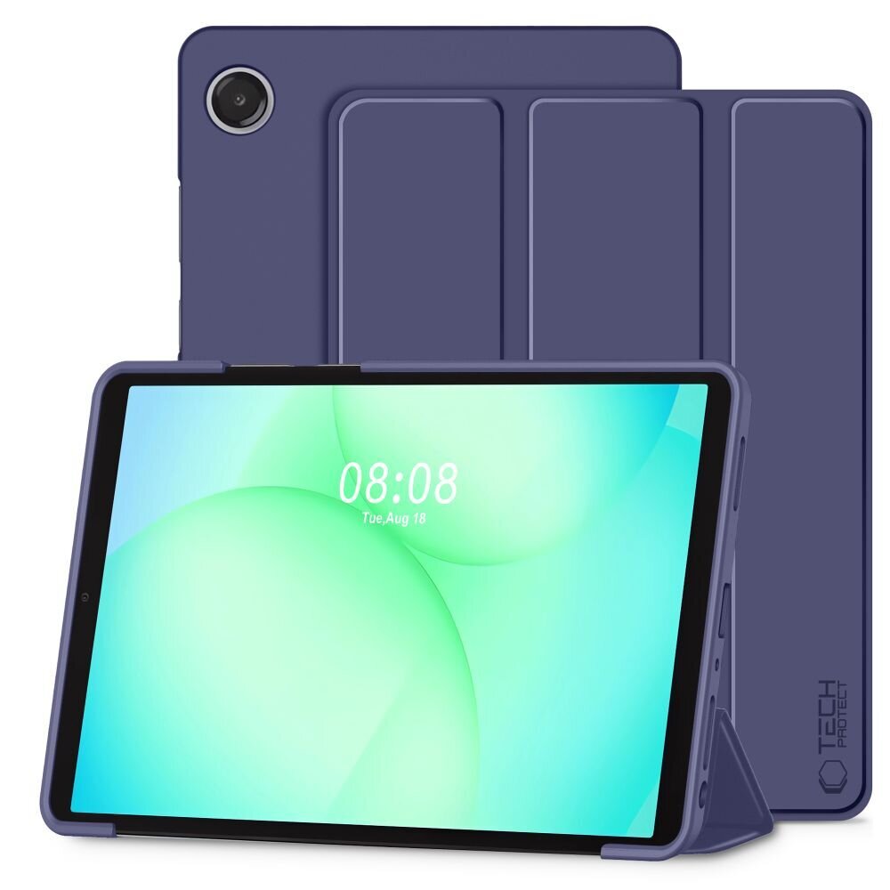 Samsung Galaxy Tab A9+ / A11+ Plus 11.0 (X210 / X215 / X216 / X230 / X235 / X236) TechProtect SmartCase dėklas – tamsiai mėlynas