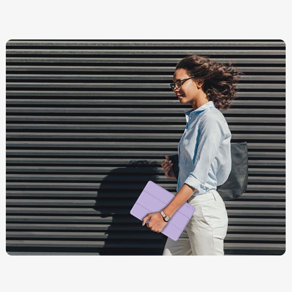 Samsung Galaxy Tab A9+ / A11+ Plus 11.0 (X210 / X215 / X216 / X230 / X235 / X236) TechProtect SmartCase dėklas – violetinis 8