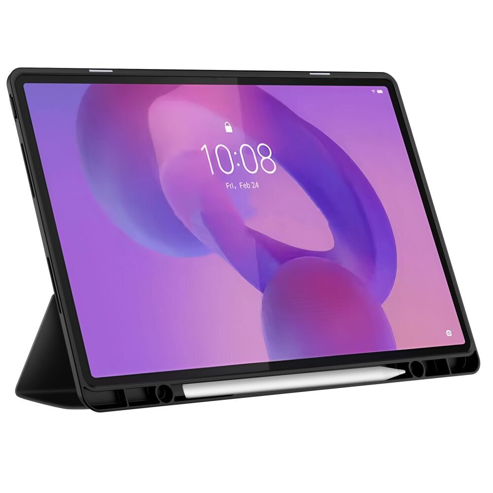 Lenovo Idea Tab Plus 12.1 (TB-361) TechProtect SmartCase Pen dėklas – juodas 3