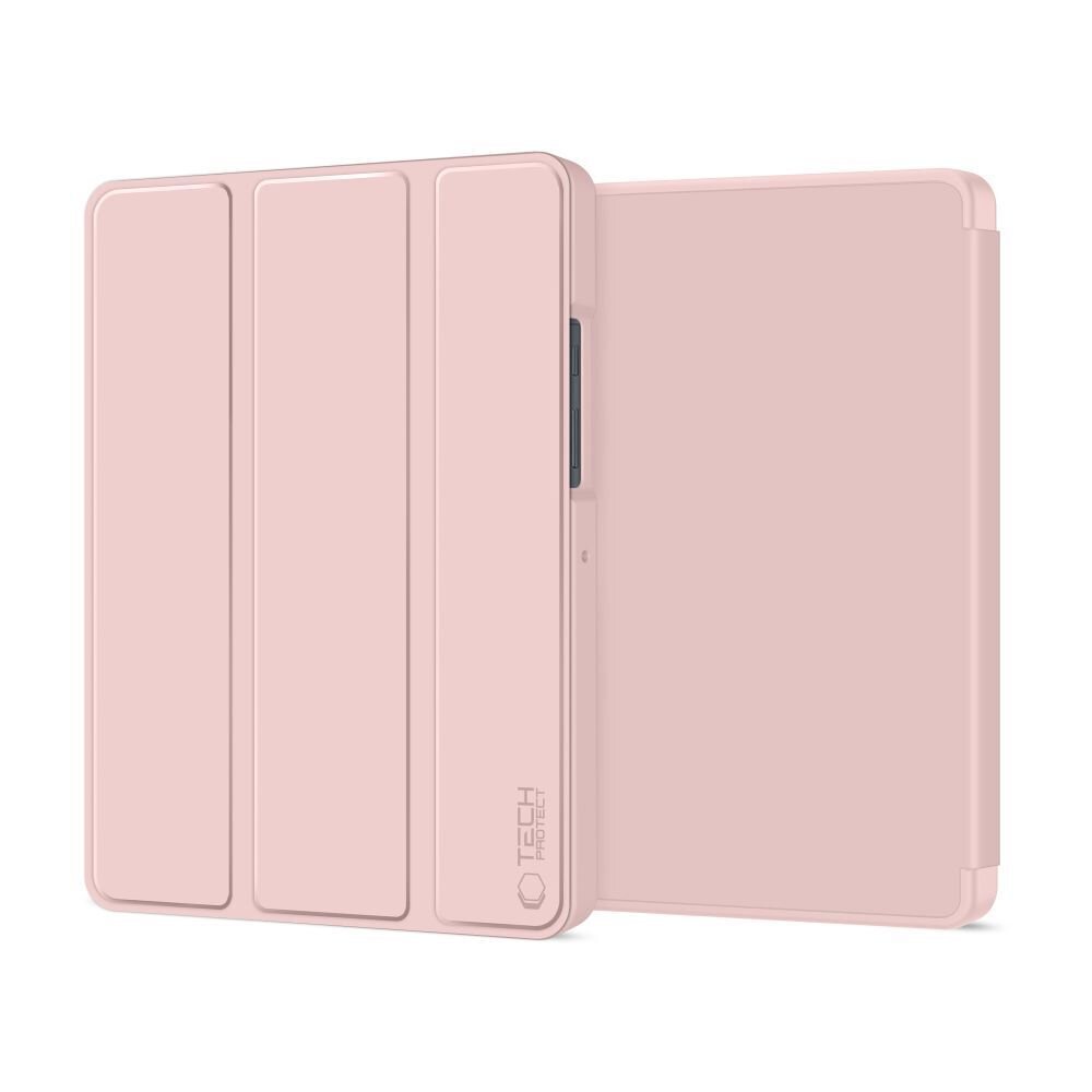 Samsung Galaxy Tab A9 / A11 8.7 (X110 / X115 / X133 / X135) TechProtect SmartCase Pen dėklas – rožinis 1