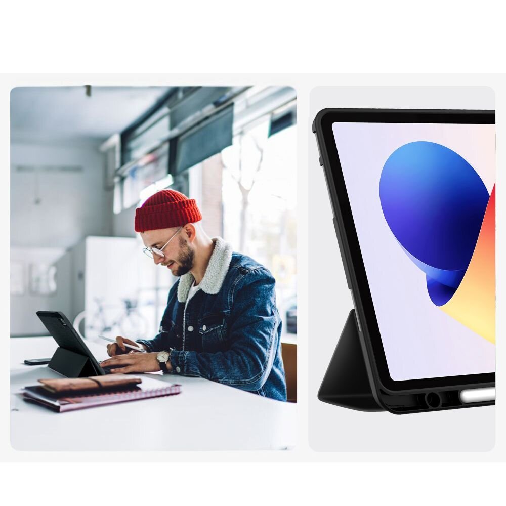 Xiaomi Poco Pad M1 / Redmi Pad 2 Pro 12.1 TechProtect SmartCase Pen dėklas – juodas 8 Xiaomi Poco Pad M1 / Redmi Pad 2 Pro 12.1 TechProtect SmartCase Pen dėklas – juodas 8