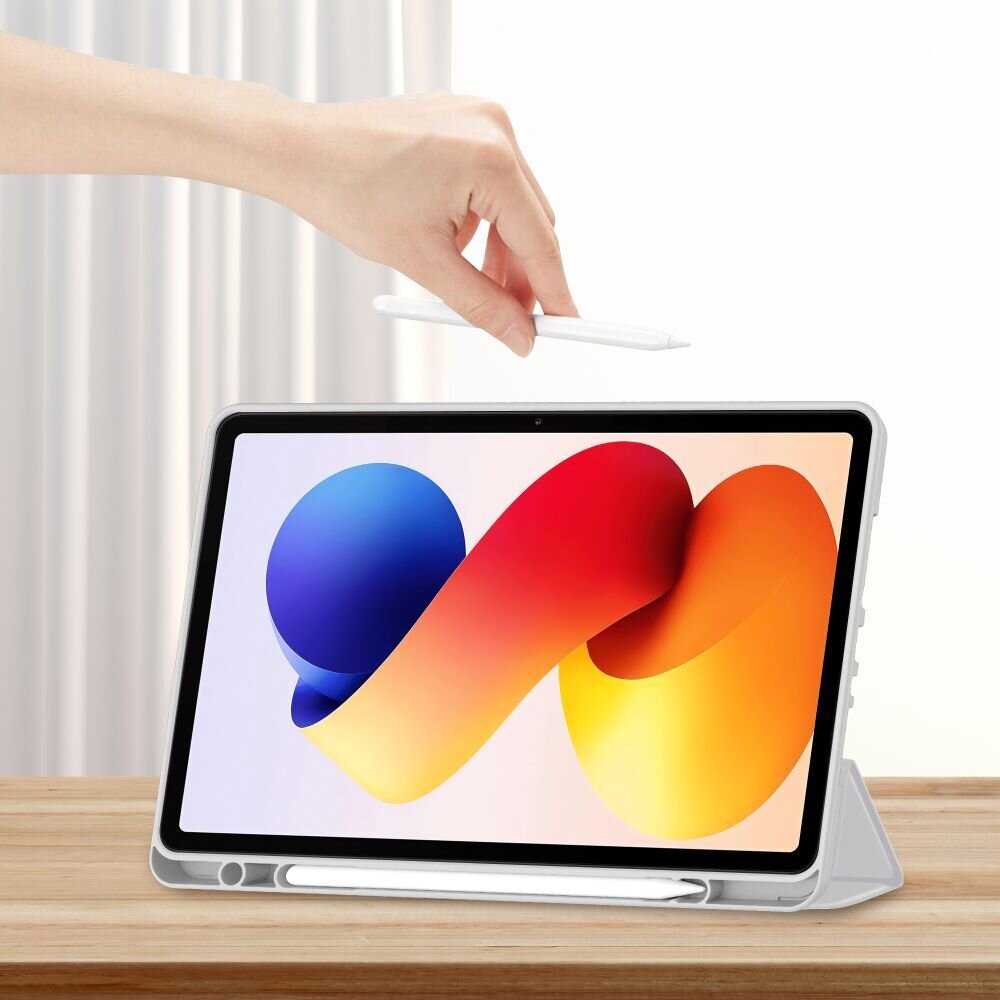 Xiaomi Poco Pad M1 / Redmi Pad 2 Pro 12.1 TechProtect SmartCase Pen dėklas – pilkas 6 Xiaomi Poco Pad M1 / Redmi Pad 2 Pro 12.1 TechProtect SmartCase Pen dėklas – pilkas 6